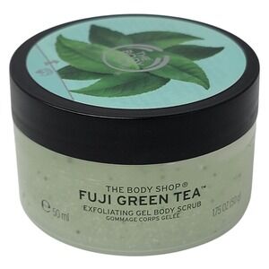 THE BODY SHOP Fuji Green Tea Exfoliating Gel Body Scrub 1.75oz Discontinued